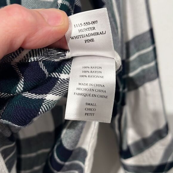 ⚡️Rails Hunter plaid button up shirt in white admiral pine - size small - Picture 8 of 12